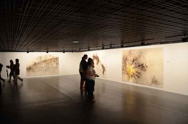Opening night of Da Vincis do Povo, Museu dos Correios, Brasilia, 2013.  Photo by Cai Canhuang, courtesy Cai Studio.